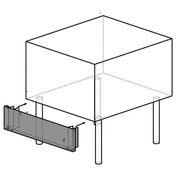Diamond Frontpaneel aus Edelstahl, Grill G22/GPLP8-N