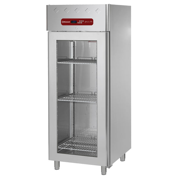 Diamond Tiefkühlschrank 700 Liter belüftet, 1 Glastür GN 2/1