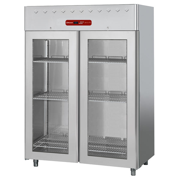 Diamond Tiefkühlschrank 1400 Liter belüftet, 2 Glastüren GN 2/1