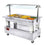 Diamond Buffet warm, Bain Marie 4x GN1/1-150 (weißes Holz)
