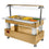 Diamond Warmes Buffet, Bainmarie, 4x GN 1/1-150 (Helle Eiche Holz)