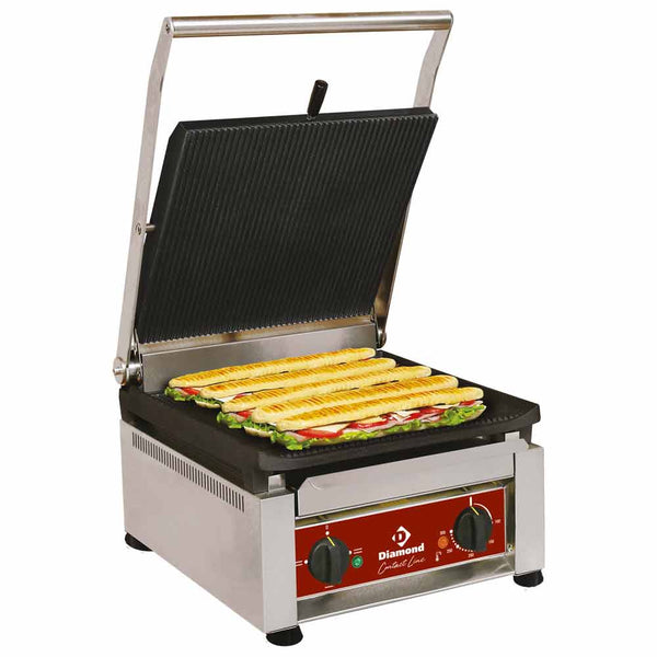 Diamond Kontaktgrill "HOHE LEISTUNG", emaillierte Platten