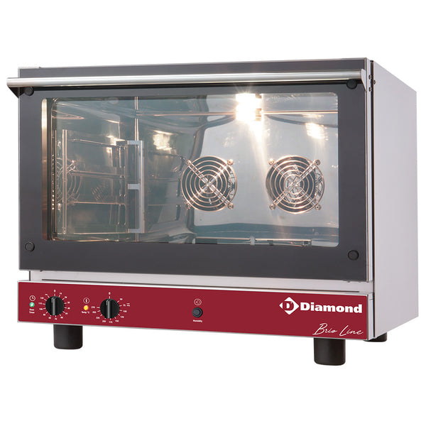 Diamond Elektro Konvektionsofen, 4x 600x400 mm  + manueller Befeuchter