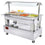 Diamond Buffet- gekühlte Salatbar, 4x GN1/1-150 (weißes Holz)