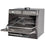 Diamond Holzkohleofen-BBQ, GN 1/1 + GN2/4 (75 Kg/h)/Edelstahl