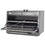 Diamond Holzkohleofen-BBQ, GN 2/1 + GN1/1 (150 Kg/h)/Edelstahl
