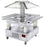 Diamond Warmes Bain Marie Insel-Buffet, 4x1/1-150 (weißes Holz)