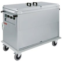 Diamond Bain-Marie Wagen 3x GN 1/1, 3 T°, mit Deckel, Schrank mit Kipptür
