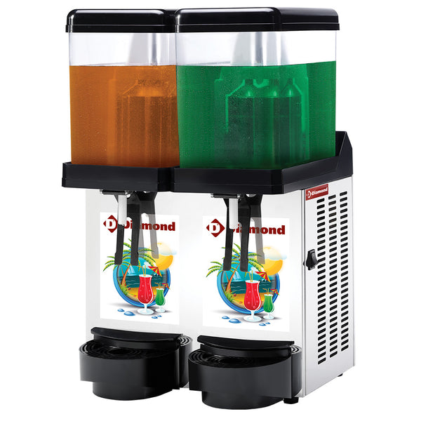 Diamond gekühlter Getränke-Dispenser, 2x 12 Lt.