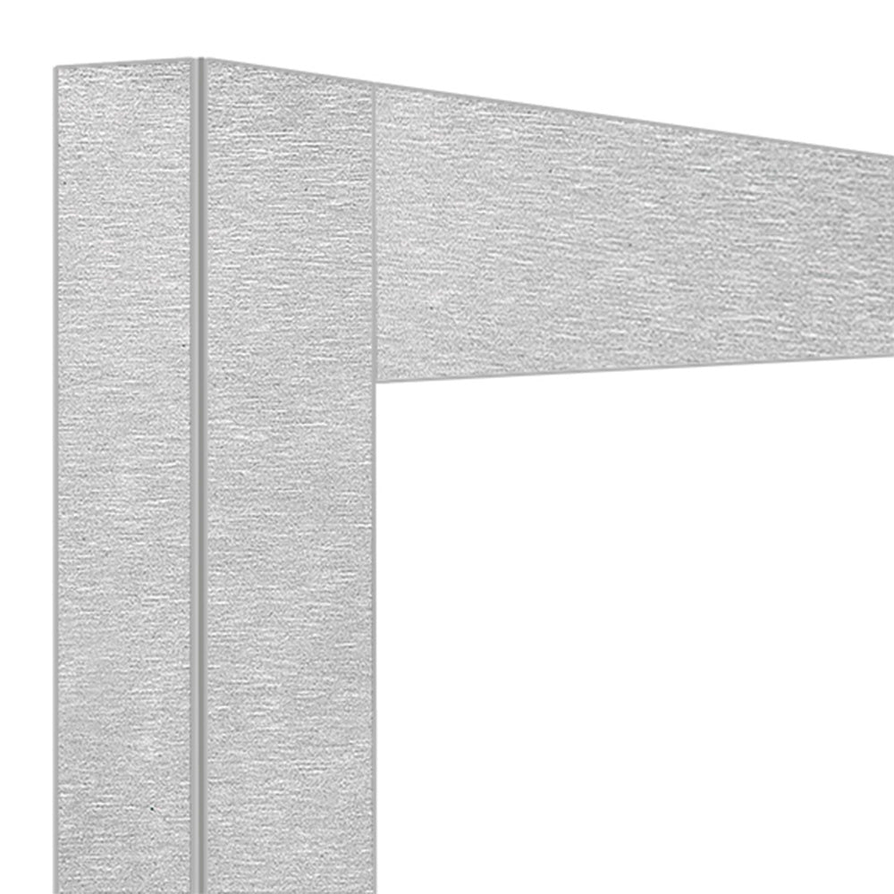 Diamond Deko-Verblender 2x 530 Lt.Stahl Satin