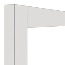 Diamond Deko-Verblender 2x 530 Lt.Mattweiß