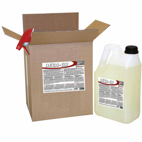 Diamond Entkarbonierungsmittel und Fettlöser für Öfen, Grills, Induktionsplatten. - 2 BD. x 5 LT/6,25 KG + PULV.    (+ Pulverisateur)