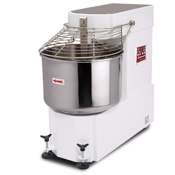 Diamond Spiralmischer 85 Liter, 2 Geschwindigkeiten,- Automatisch, digital, 2 Rädern und 2 Zylinder
