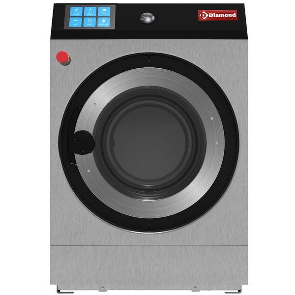 Diamond Hochtourige Waschschleudermaschine 11 kg "Inox