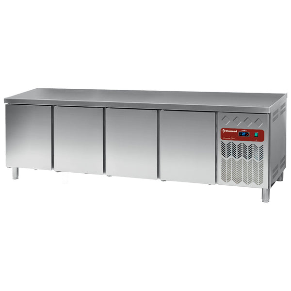 Diamond Kühltisch, belüftet, 4 Türen EN 600x400 (760 L)