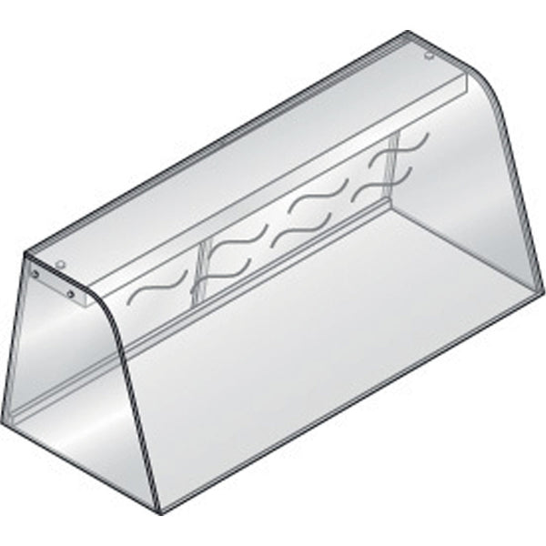 Diamond Vitrine mit Heizelement (durch Widerstand), geschlossen, mit Schiebetüren