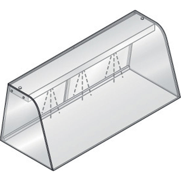 Diamond Vitrine mit beleuchtetem Element (LED) geschlossen, mit Schiebetüren