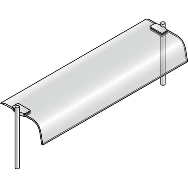 Diamond Überbau mit gebogenem Glas