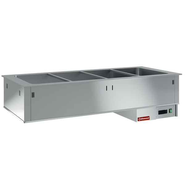 Diamond Element Bain-Marie Becken "trocken" 4x GN 1/1