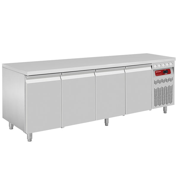 Diamond Umluft- Kühltisch, 4 Türen GN 1/1, 550 Lit.