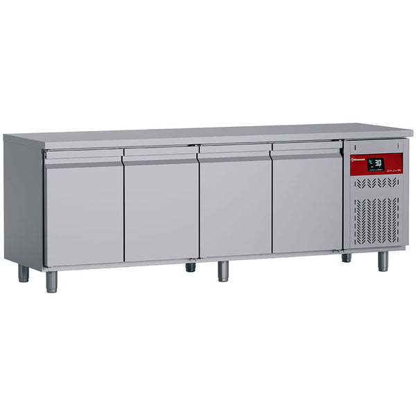 Umluft- Kühltisch, 4 Türen GN 1/1, 550 Lit.