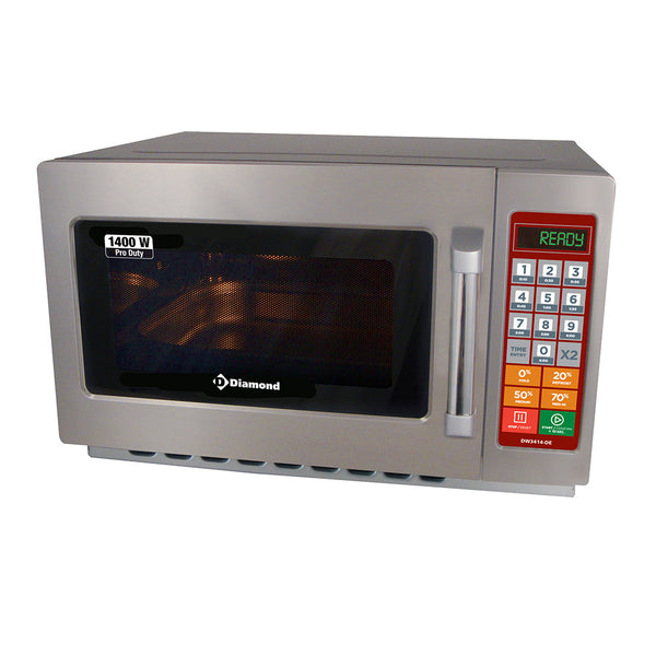 Diamond Mikrowellenofen aus inox, (GN 2/3), 1400 W. (34 Lt), digital