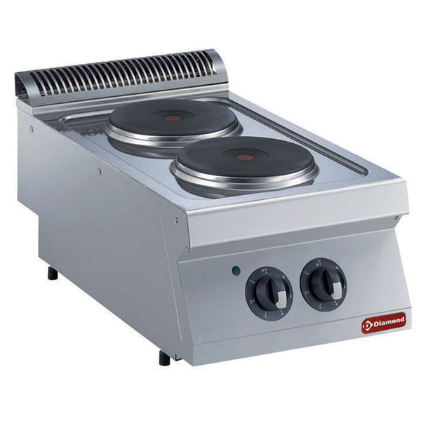 Diamond Elektro Plattenherd mit 2 runde Kochplatten -TOP-