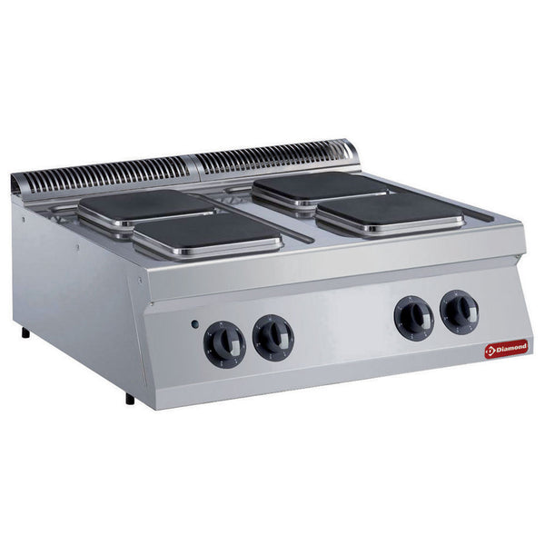 Diamond Elektro Plattenherd mit 4 rechteckige Kochplatten -TOP-