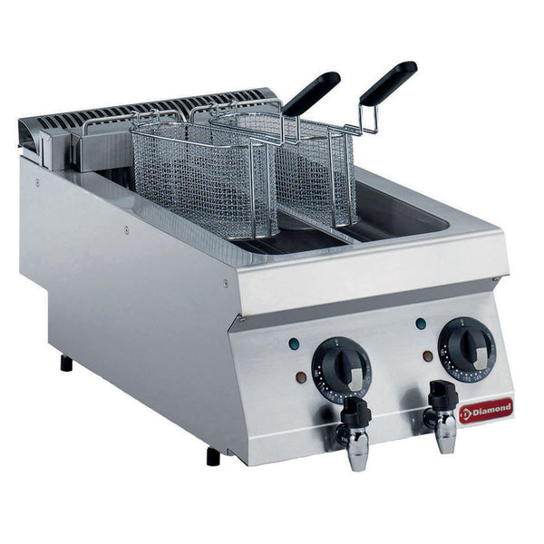 Diamond Elektro Friteuse, 2x 5 Liter -TOP-