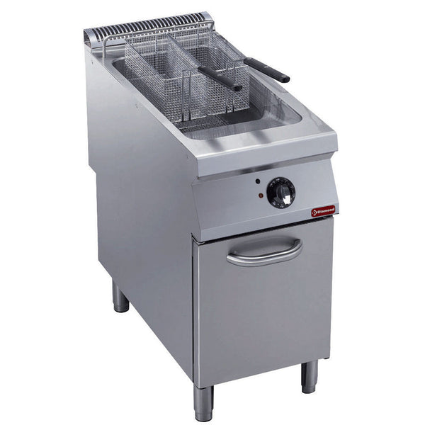 Diamond Elek. Friteuse 1 Becken "Y" 23 L, externe Brenner, auf Unterschrank