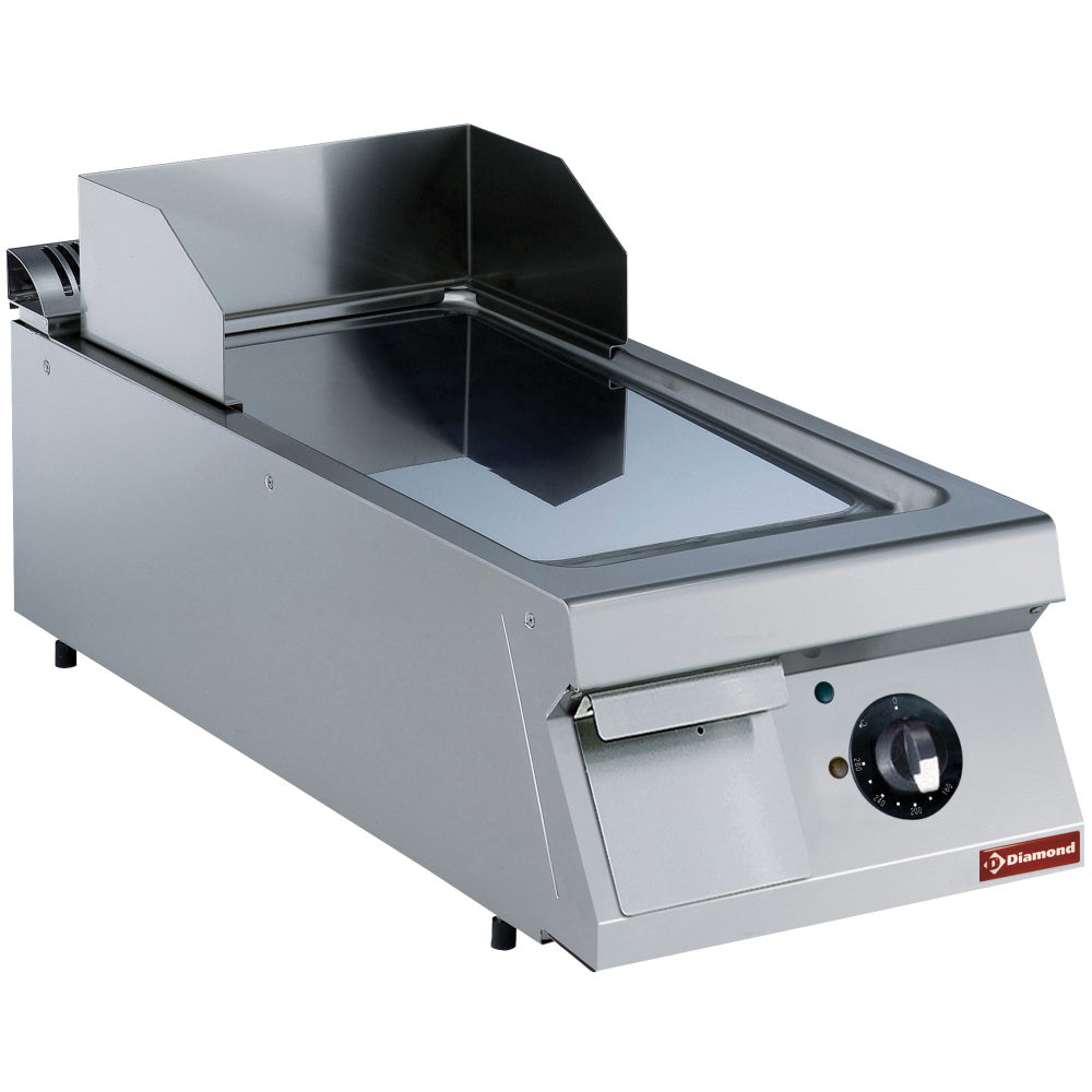 Diamond Elektro Grillplatte glatt, Hartchrom -TOP-