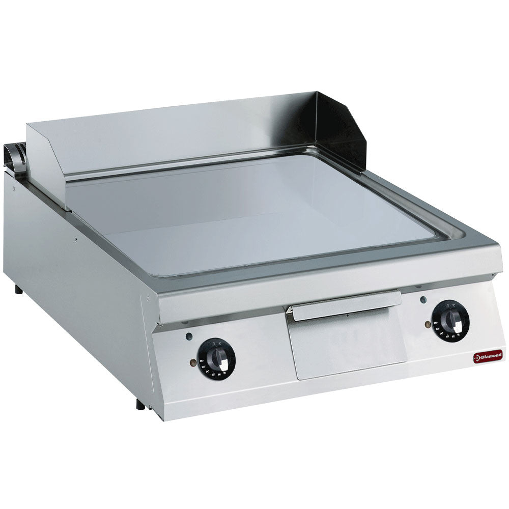 Diamond Elektro Grillplatte glatt, Hartchrom -TOP-