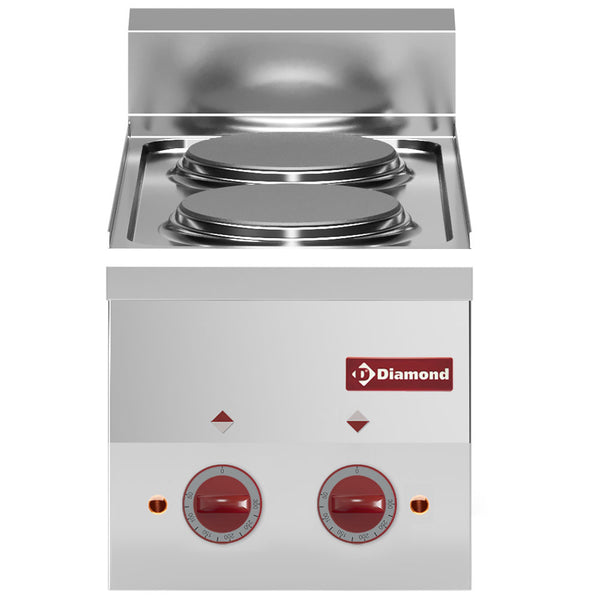 Diamond Elektroherd 2 Kochplatten -Top-