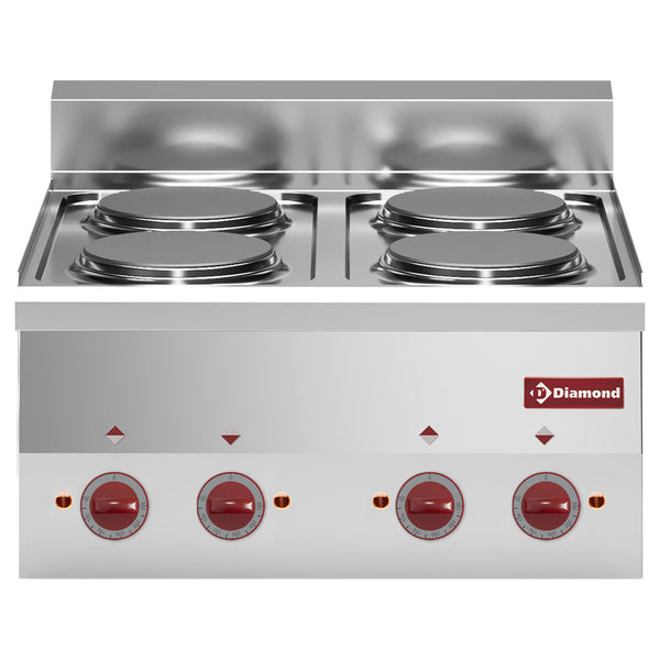 Diamond Elektroherd 4 Kochplatten -Top-