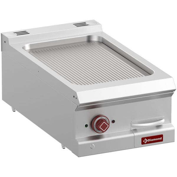 Diamond Elektrische Grillplatte mit Rillen, Modul 1/2 -Top-