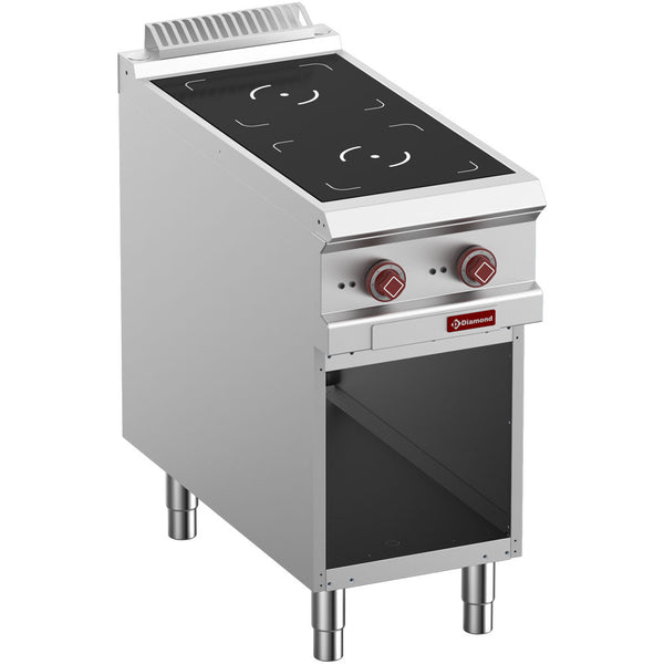 Diamond Elektro-Ofen, 2 Induktionszonen, offener Unterbau