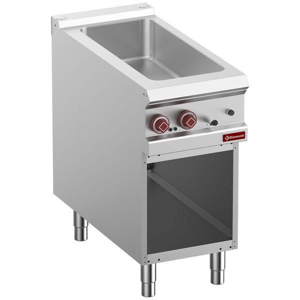 Diamond Elektro-Bain-Marie  4x GN 1/3-150mm, offener Unterschrank