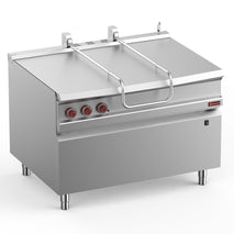 Diamond Elektro-Kippbratpfanne, Becken aus Edelstahl 120 Lit., auf Unterbau