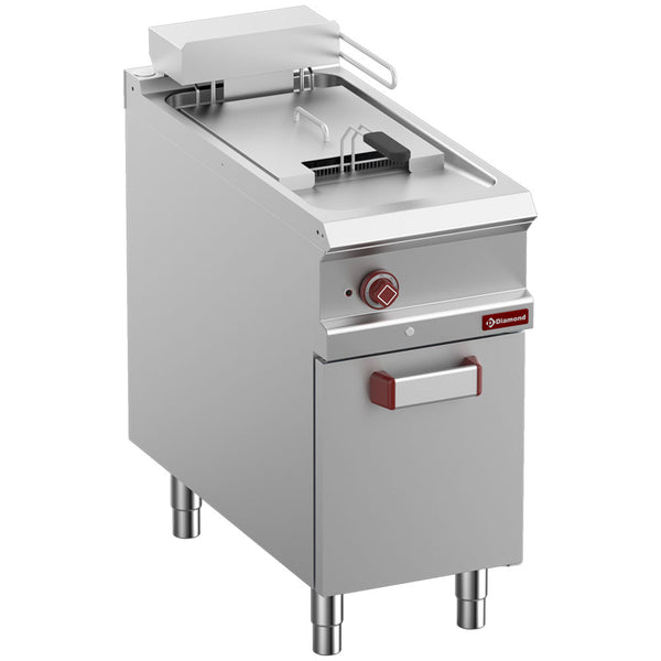 Diamond Elektrische Fritteuse 1 Becken 18 Lit., auf Unterschrank