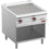 Diamond Elektro-Grillplatte, glatt, Modul 1/1, offener Unterbau