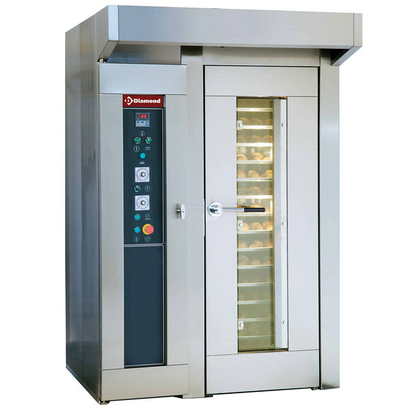 Diamond Konvektionsofen für Bäckerei und Konditorei, rotierend, 15 oder 18 Ebenen (450 x 650 mm oder 500x700 mm)