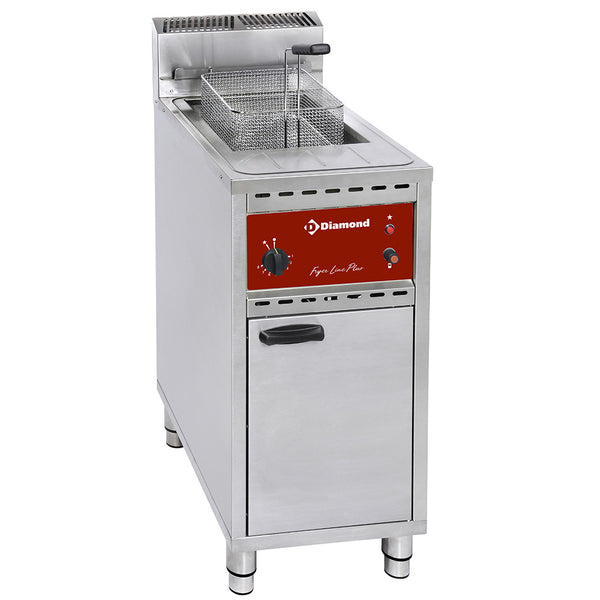 Diamond Gas-Fritteuse, 1 Tank 16 Lit., auf Unterschrank