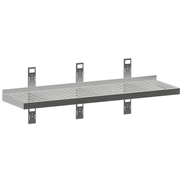 Diamond Perforiertes Wandregal mit 3 Konsolen und 3 Wandschienen