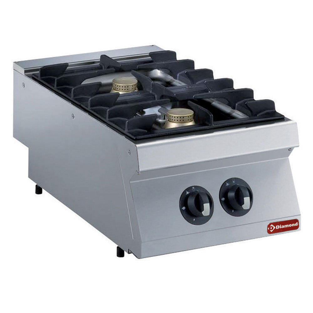 Diamond Gasherd, 2 Brenner, 2x 5,5 kW -TOP-
