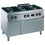 Diamond Gasherd 6 Brenner, Gasbackofen GN2/1, neutraler Unterbau