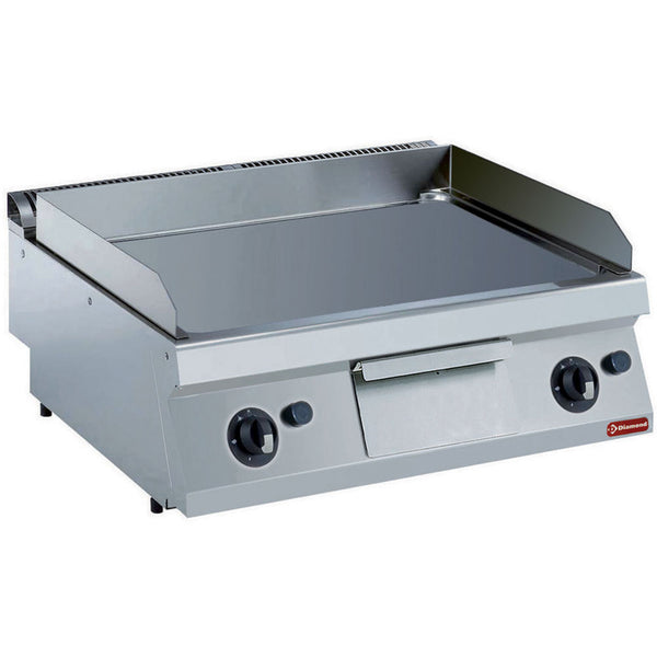 Diamond Gas Grillplatte, glatt aus Hartchrom -TOP-