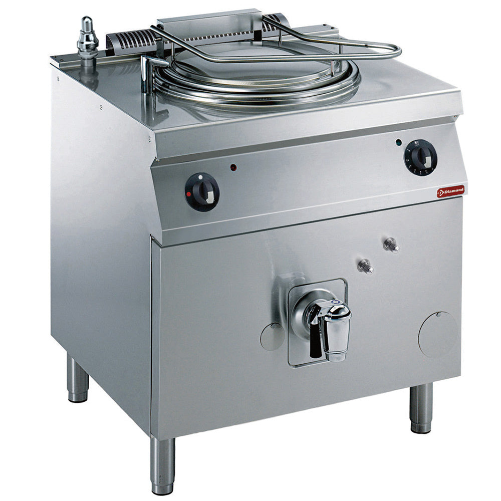 Diamond Gas Kochkessel 60 Liter, indirekt beheizt, auf Unterbau