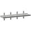 Diamond Perforiertes Wandregal mit 4 Konsolen und 4 Wandschienen