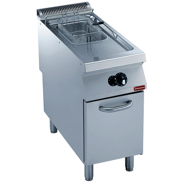 Diamond Gas Friteuse 1 Becken "Y" 15 L, externe Brenner, auf Unterschrank