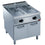 Diamond Gas Friteuse 2 Becken "Y" 15 L, externe Brenner, auf Unterschrank